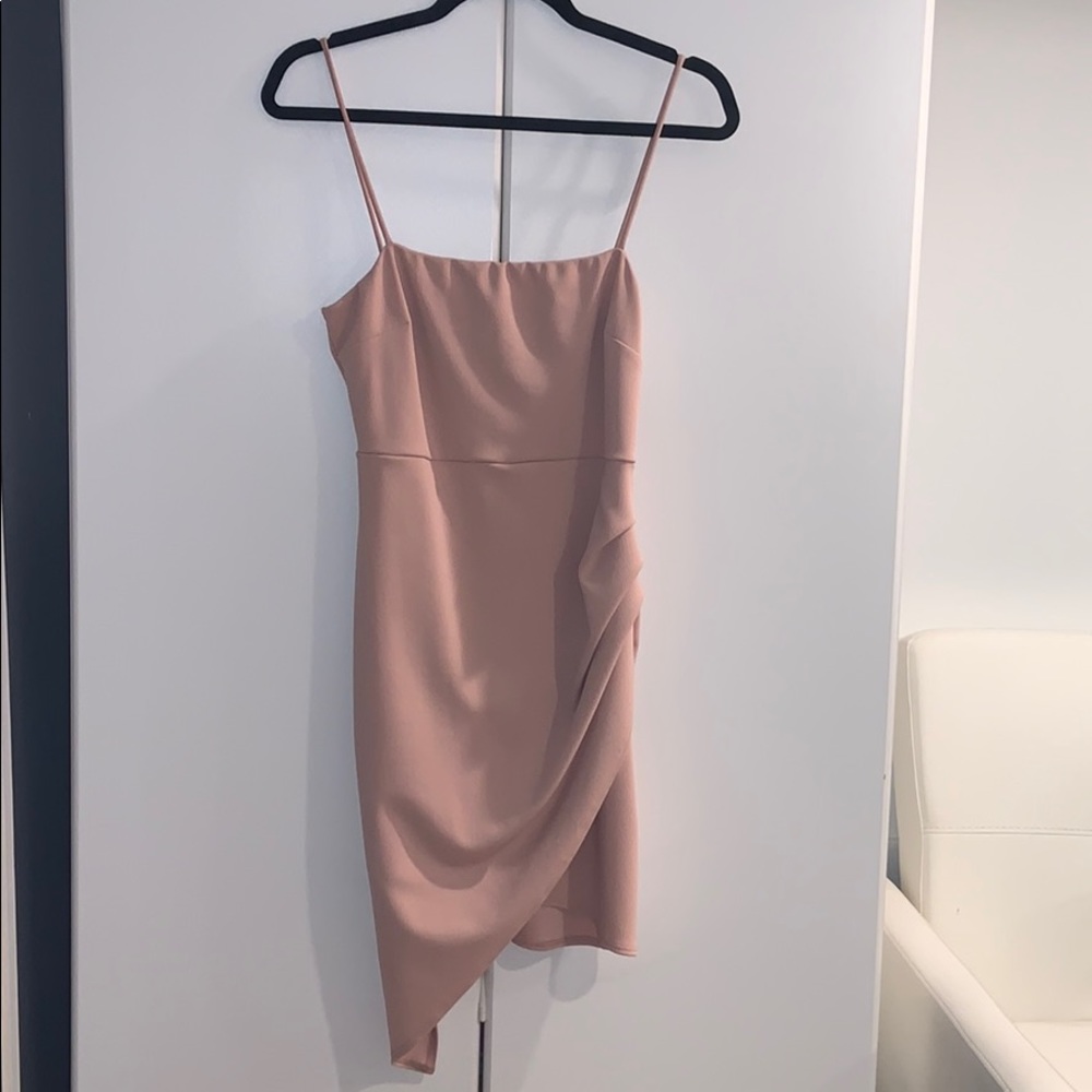 BLUSH PINK MINI DRESS